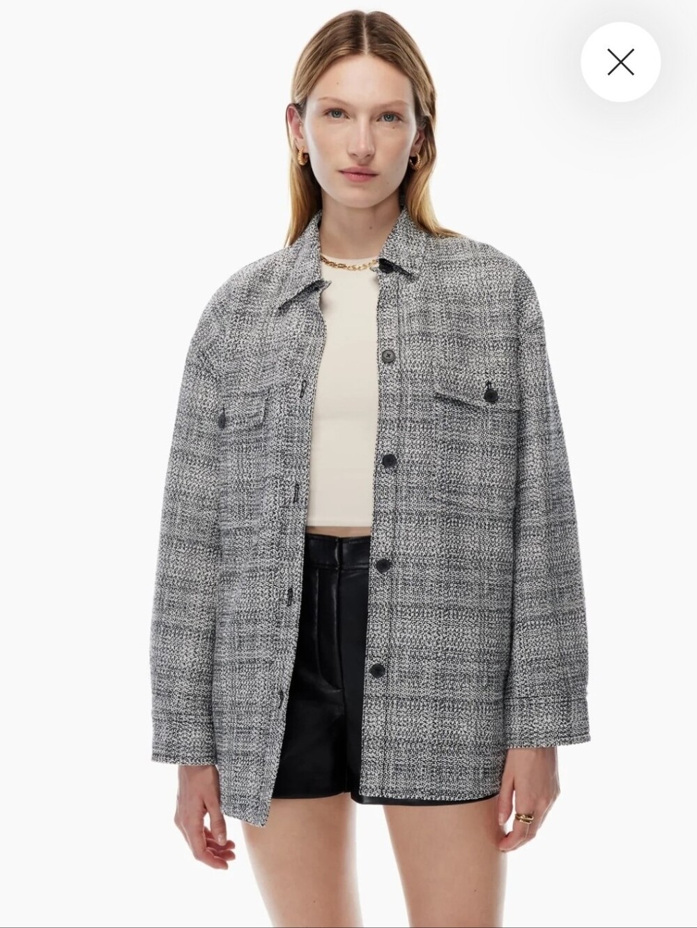 Babaton Joan Shirt Jacket Size 2